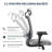 Breathable Mesh Back Ergonomic Office Chair With Headrest-2071539129