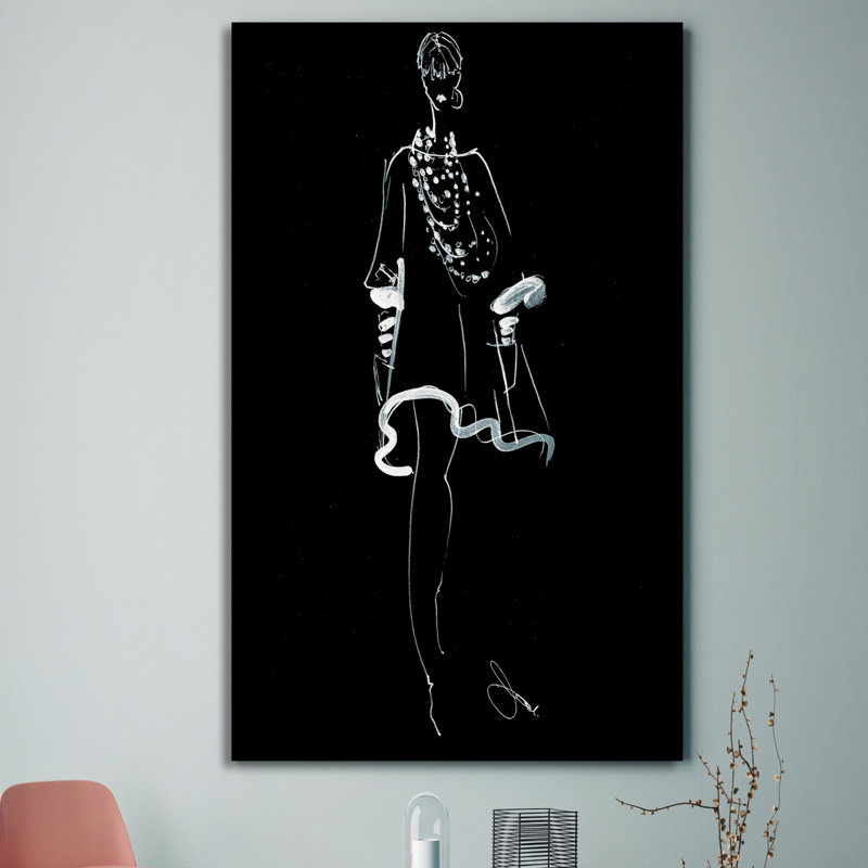 « dani », impression sur toile, H 40 po x l 24 po x P 1,5 po, Toile tendue