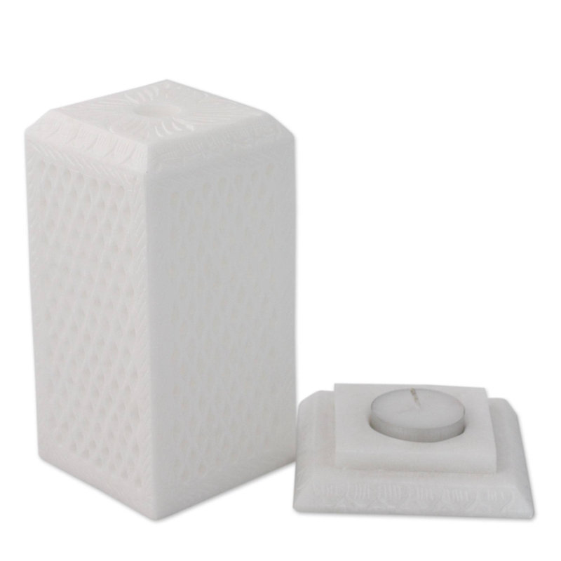 Support pour photophore mughal pilier of light stone