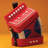  Hey Play Kids Accordion With 10 Key Buttons, Red