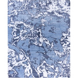 Overdyed One-of-a-Kind Rectangle 8'2" X 10'1" Hand Knotted Area Rug