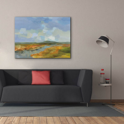 'Meanders' by Silvia Vassileva Canvas Wall Art