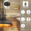 Luminaire suspendu en bronze huilé Ricciardi