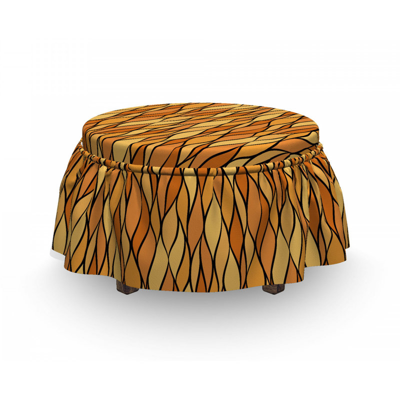 Box Cushion Ottoman Slipcover