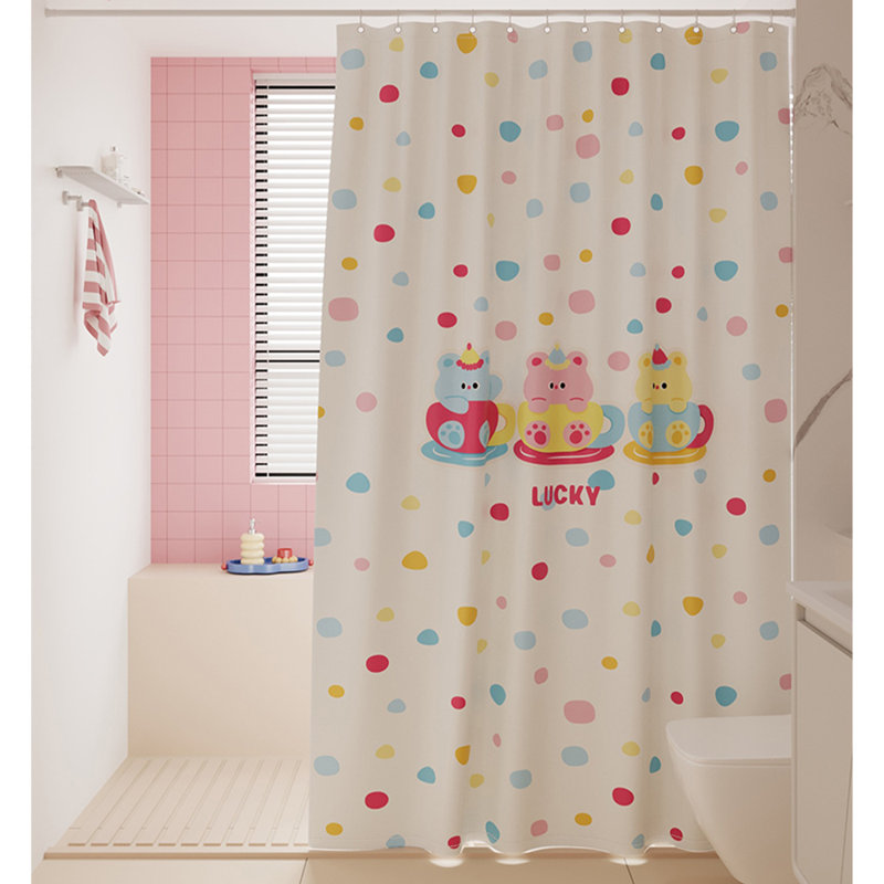 Rideau de douche en polyester
