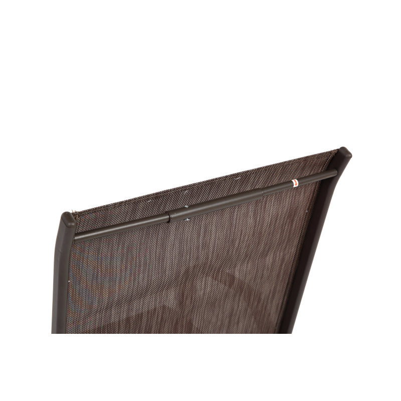 Chaises longues Bryden avec dossier haut et tissu respirant