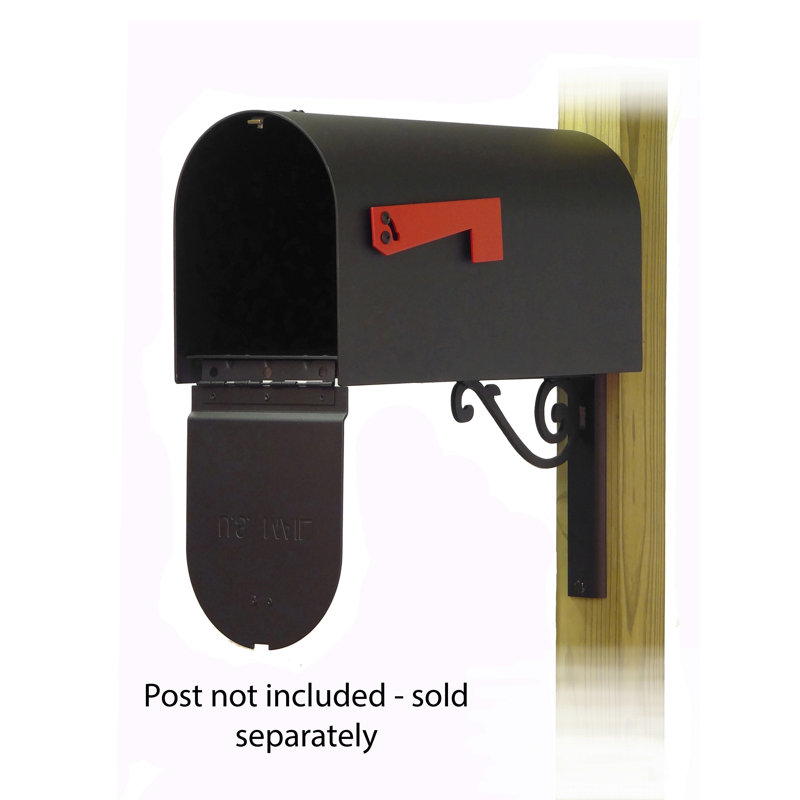 Titan Steel Post Mounted Mailbox
