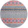 Felty Geometric Navy/Ivory Area Rug