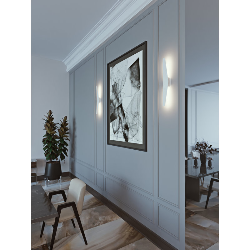Turrini LED Recessed Wall Light, White
