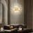 9-Lights Modern Chandelier Crystal, Gold Crystal Light Fixtures Ceiling Dandelion Firework Chandeliers