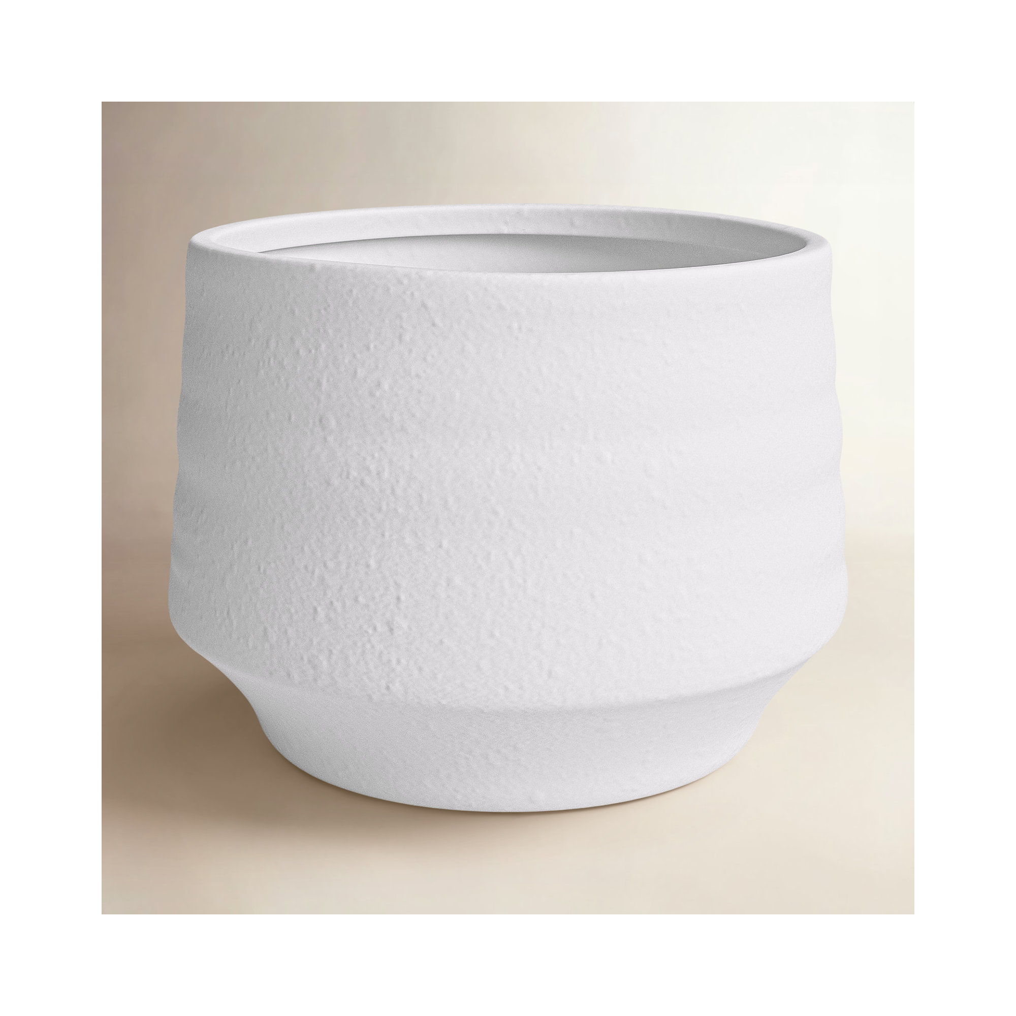 Canella Handmade Concrete Pot Planter, 6" H x 7.5" W x 7.5" D