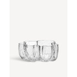 Crackle Handmade Glass Table Vase
