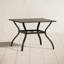 Square Outdoor with Umbrella Hole Dining Table - 94 cm W 94 cm D