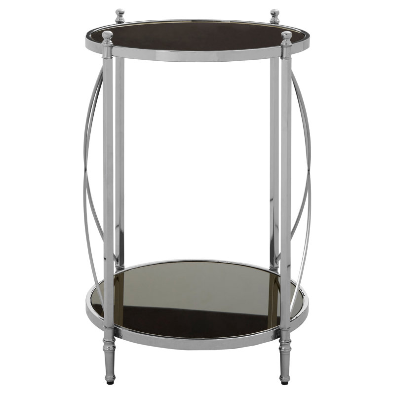 Cleghorn Glass Top End Table
