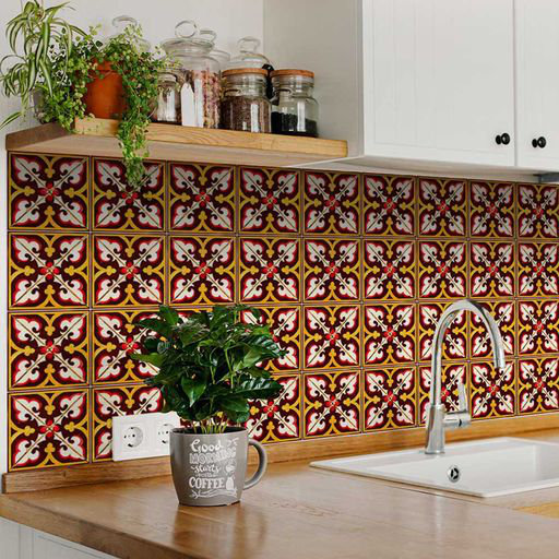 Vinyl Peel and Stick Field Tile, 6 po x 6 po
