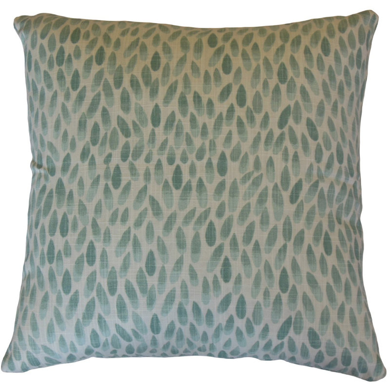 Quisha Square Pillow Cover & Insert, Height(18") x Width(18")