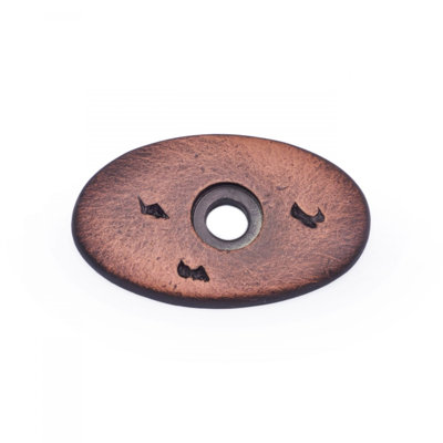 Distressed Oval Knob Backplate BP Series
