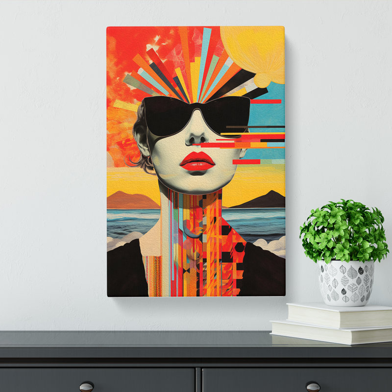 Sunrise Dadaism - No Frame Print, 60cm H x 40cm W x 3cm D