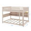 Full XL Over Queen Bunk Bed With Integrated Shelving, Customizable Lights And Ventilated Panel-1160072004-1160072005