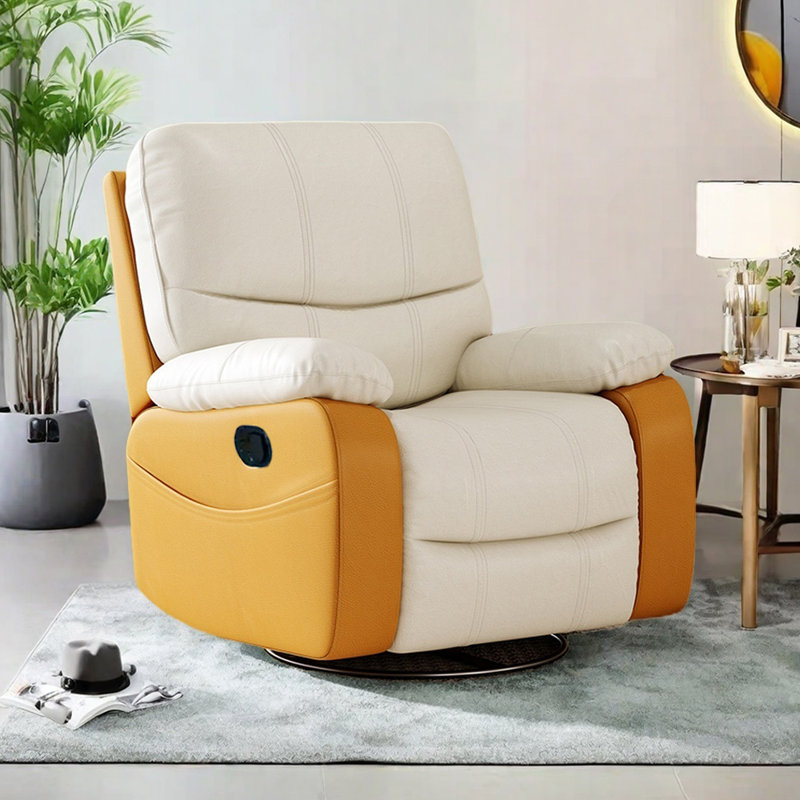 Chwalinski, Similicuir beige / orange