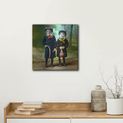 Luxe Metal Art ' The Good Kids' By Martine Roch, M " The Good Kids " by Martine Roch