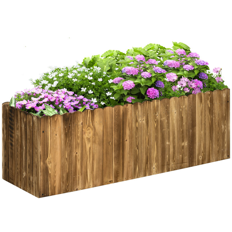 Westbury Wood Planter Box, 40cm H x 120cm W x 40cm D