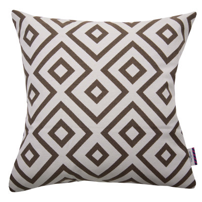 T-Open Squares Geometric Square Pillow Cover