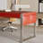 Refined Saddle Leather Desktop Desk-198803697
