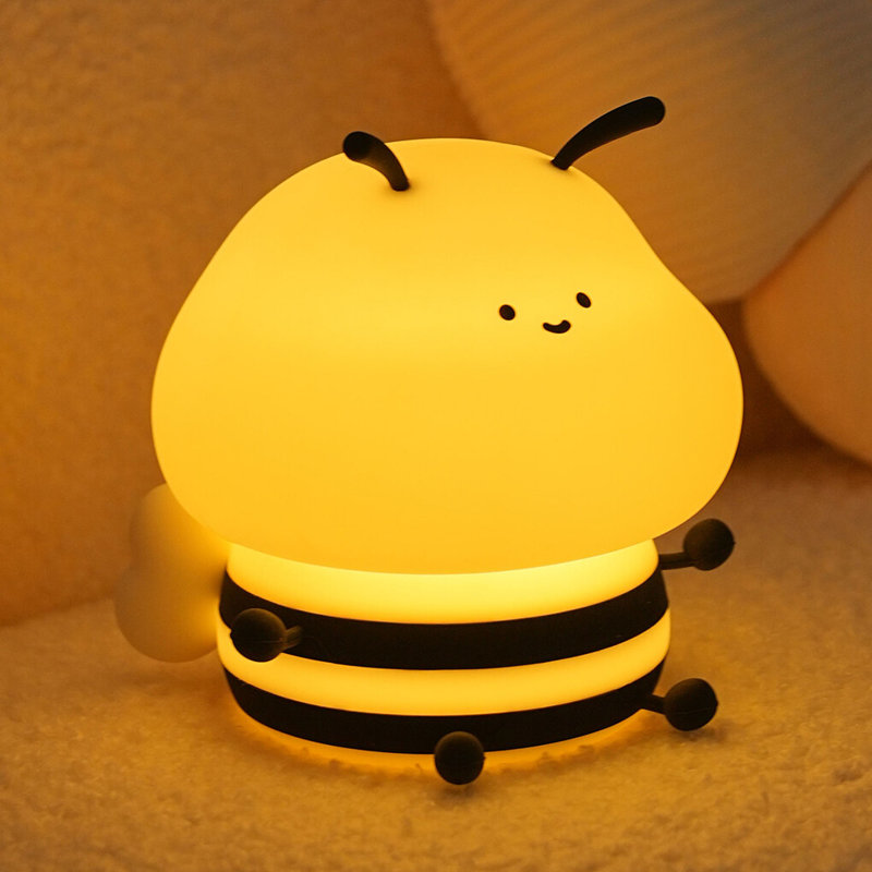 Cartoon Bee Pattern LED Night Light