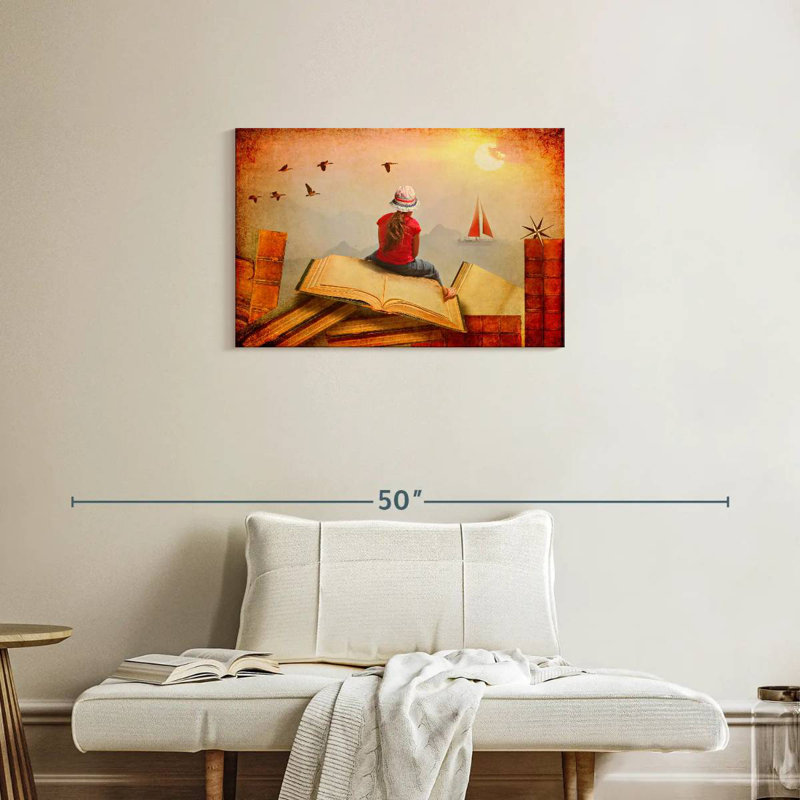 Kelan Reading And Reality, 20" H x 30" W