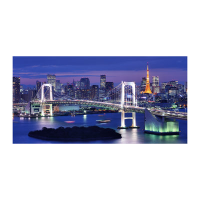 Bridge In Tokyo - Wrapped Canvas Print
