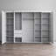 Armoire 117,3 "avec 1 miroir Aria-87967744