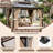 Hardtop Gazebo with Aluminum Frame and Dual-Layered Ventilation Roof-126480822
