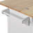 Kitchen Island with Foldable Counter Top, Spacious Storage, and Rolling Wheels for Versatile Use in Any Room-1978038159