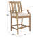 Samya 46.8" H x 25.4" W Patio Bar Stool with Cushion