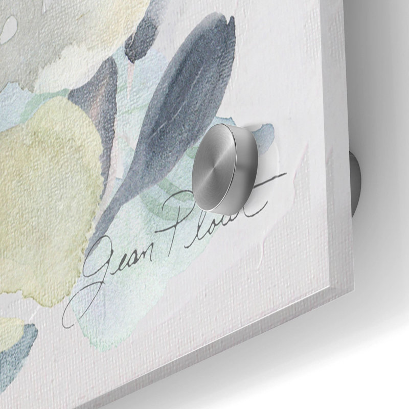 «June Textures A» par Jean Plout, art mural en verre acrylique, 24 po x 36 po, 24 po x 36 po