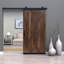 Porte de grange coulissante en bois de noyer avec quincaillerie Karona Z Design-1864421386-1868581092