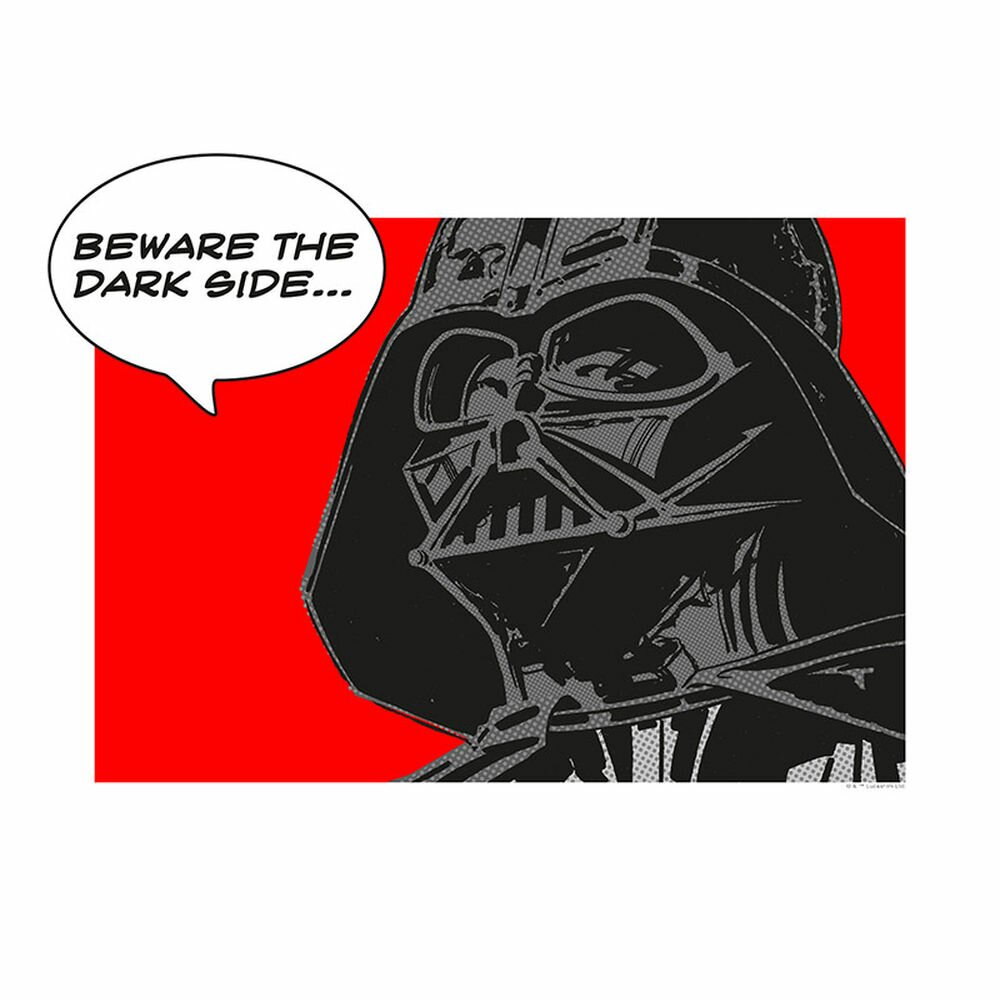 Poster Star Wars Comic Zitat Vader