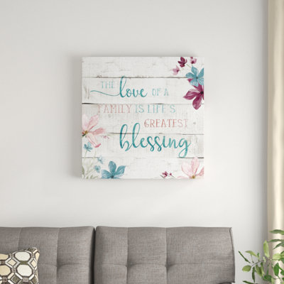 «Family Blessing», art textuel