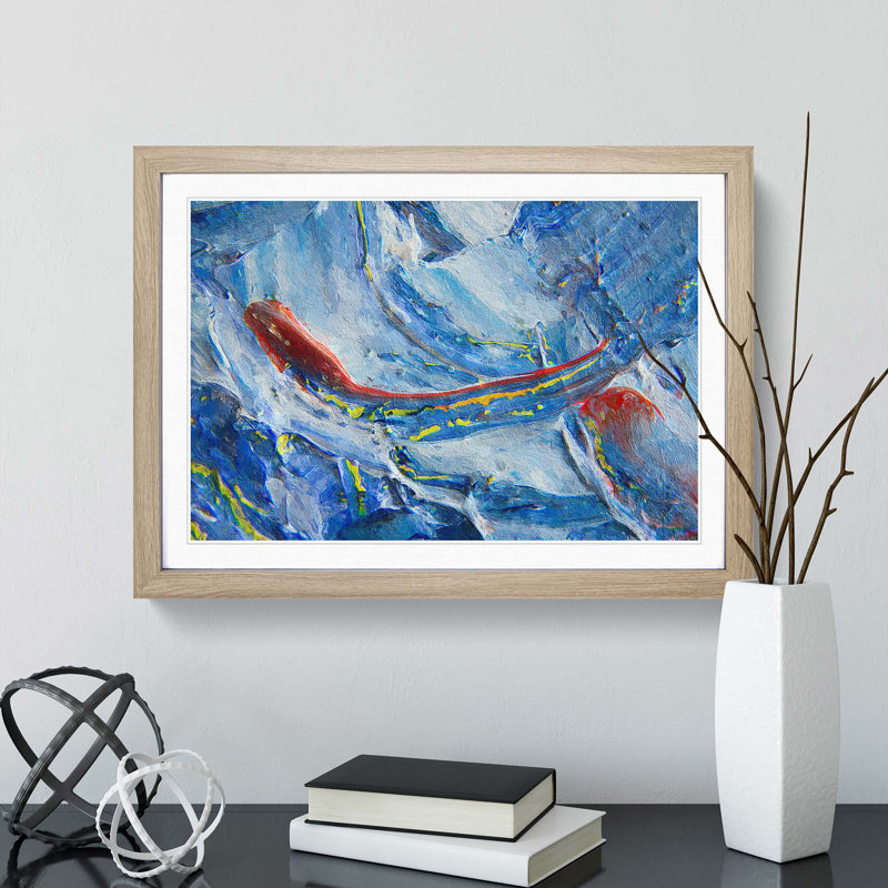 Abstract Vol.362 by S.Johnson - Framed Print, 33cm H x 45cm W x 2cm D, Oak Framed