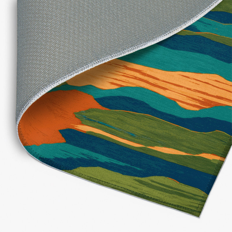 Emerald Stream Indoor And Outdoor Area Rug, Rectangle 3' x 5'