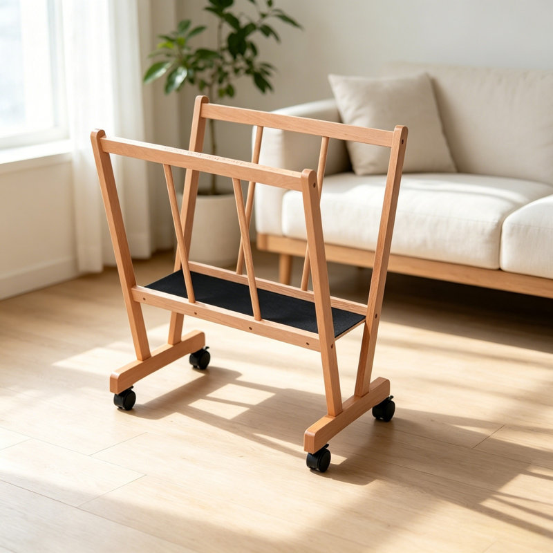 Magazine Rack, Beige