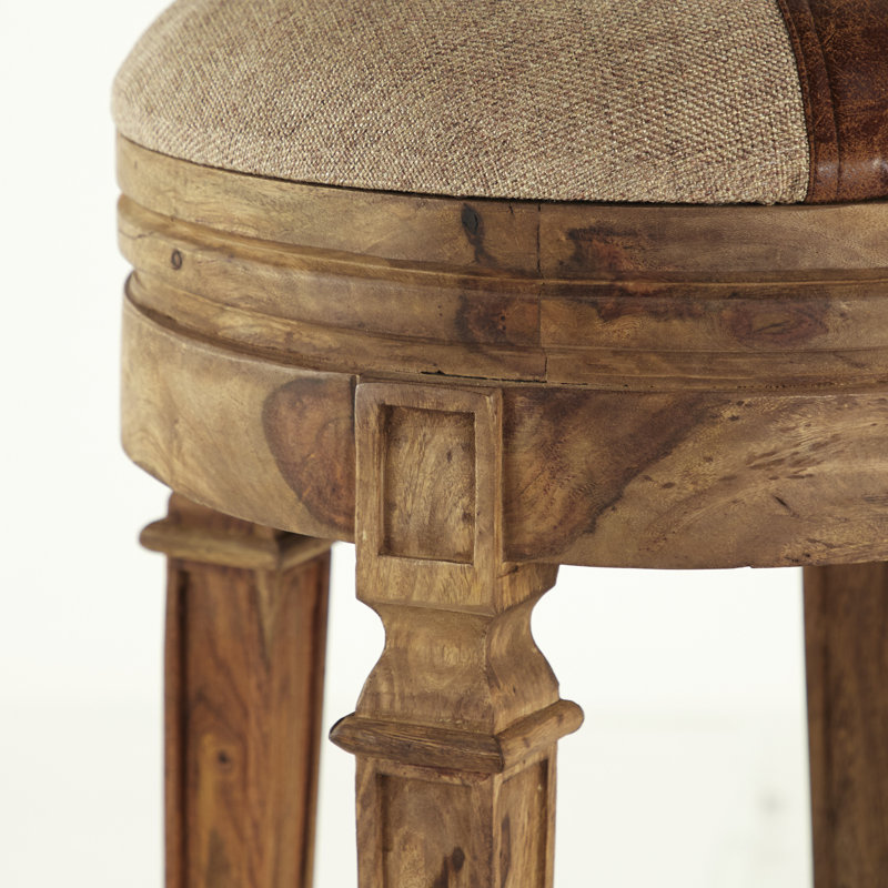 Tabouret de coiffeuse en bois massif Schock