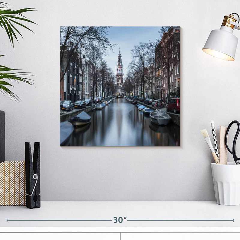 Sireci Zuiderkerk à Amsterdam, H 16 po x l 16 po