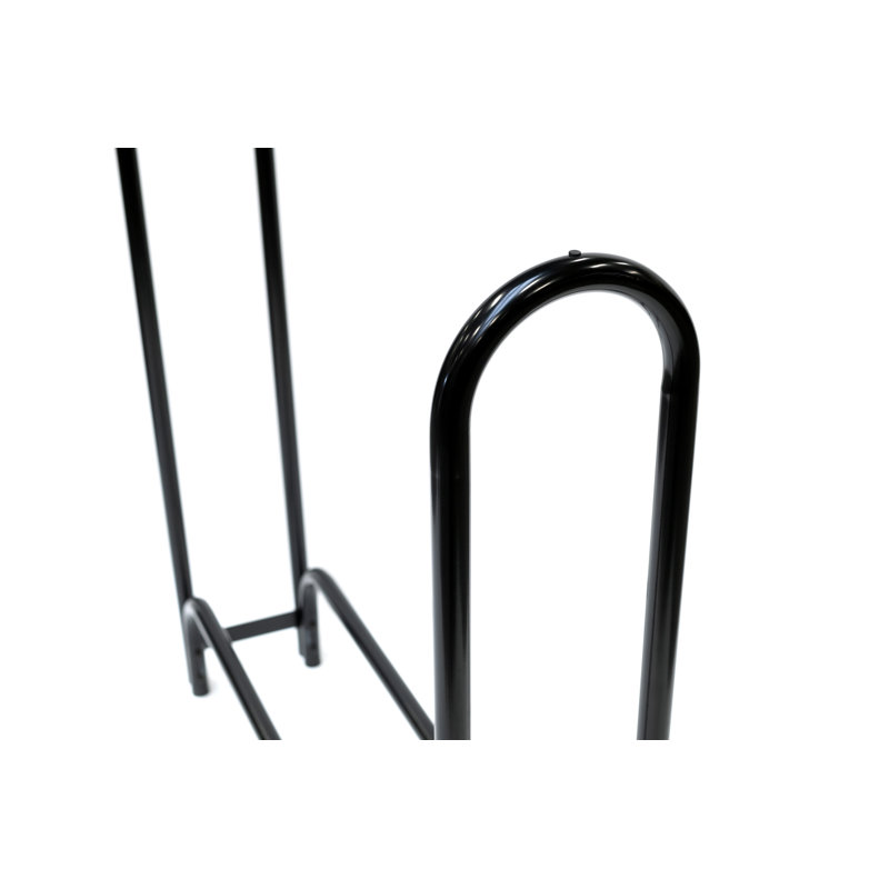 Steel Log Rack, 118 cm H x 126.2 cm W x 25 cm D