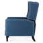 Fauteuil inclinable de 27,43 po de large en bleu avec mousse durable et contreplaqué-124603667