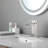 Waterfall Spout Bathroom Sink Single Handle Faucet With Pop-Up Drain (With Overflow)