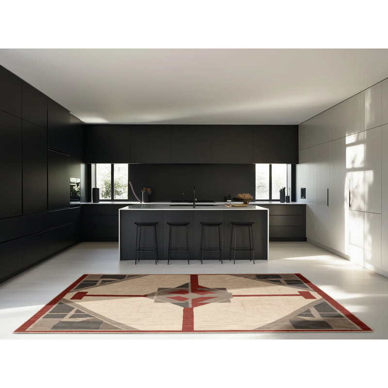 Mirrored Motion Rug, Square 8'