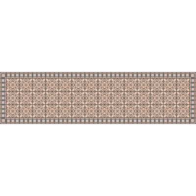 Emmerly Vinyl Machine Printed Area Rug