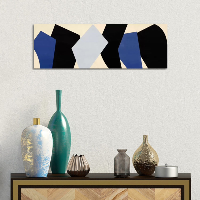 Six Chunks by 5by5collective - Wrapped Canvas Panoramic Print, 30.48 cm H x 91.44 cm W x 1.91 cm D